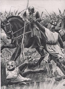 "Fermati, sono Enrico di Winchester, tuo Re", illustrazione da 
