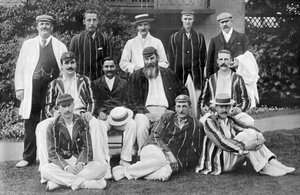 Gentiluomini XI per la partita contro i Giocatori al Lords Cricket Ground, Londra, 1899