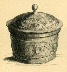 Scatola di metallo con coperchio da W. E. Mackaness
