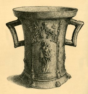 Mortaio, XIV secolo, 1881 da W. E. Mackaness