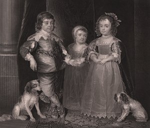 Carlo, Giacomo ed Enrichetta, figli di Carlo I d