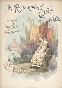 Design per copertina musicale: A Runaway Girl Waltz da W. George