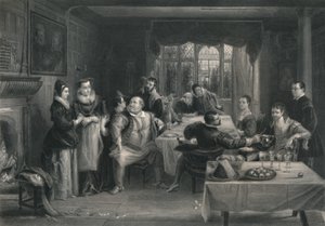 Falstaff e i suoi amici Le allegre comari di Windsor, c1870 da W. Greatbatch