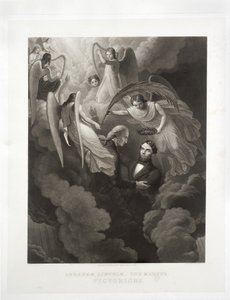 Abraham Lincoln, Il Martire, Vittorioso, inciso da John Sartain, c.1866 da W. H. Hermans