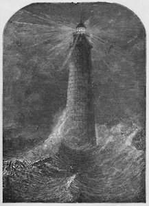 Faro di Minots Ledge, Massachusetts, 1877, 1883 da W. H. Morse