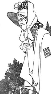 Indossava un grande cappello, con i fiori più belli, c1930