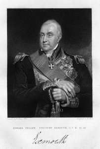 Ammiraglio Edward Pellew 1757-1833, 1º Visconte Exmouth, 1837