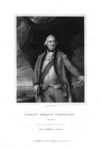 Charles Cornwallis, 1° Marchese Cornwallis, comandante militare inglese, 1832 da W. Holl