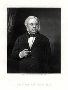 John Bright, statista radicale e liberale britannico, XIX secolo