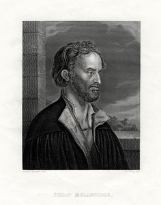 Philipp Melanchthon teologo e scrittore tedesco della Riforma Protestante, XIX secolo