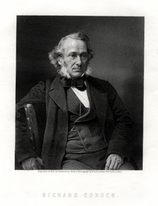 Richard Cobden, produttore britannico, statista radicale e liberale, XIX secolo