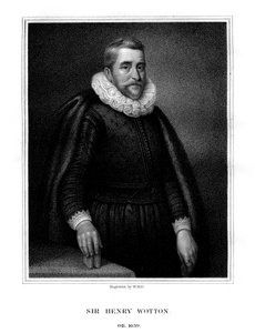 Sir Henry Wotton, autore e diplomatico inglese, 1824 da W. Holl