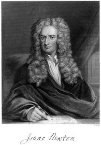 Sir Isaac Newton, matematico, astronomo e fisico inglese