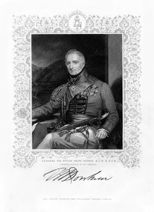 Sir Rufane Shaw Donkin, soldato britannico, XIX secolo da W. Holl