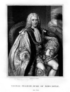 Thomas Pelham-Holles, 1° Duca di Newcastle-upon-Tyne, statista Whig britannico, 1831