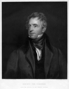 Fawcett, il Comico, 1828 19° secolo da W. J. Edwards