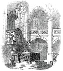 Cappella a Kalenberg - dal disegno di Sua Altezza Reale il Principe Alberto da W. J. Linton