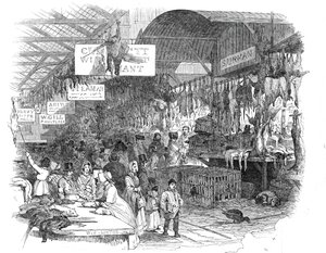 Leadenhall Market, alla Vigilia di Natale da W. J. Linton