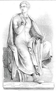 Statua di Lord Byron di Thorwaldsen da W. J. Linton