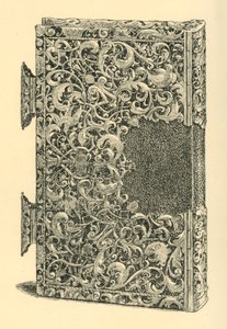 Copertina di libro in argento dorato, 1881 da W Jones