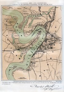 Vicksburg, Mississippi, e le sue difese da W Kemble