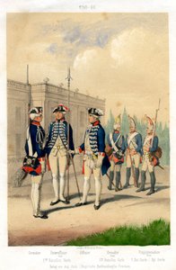Uniformi militari tedesche, 1740-1786, XIX secolo da W Korn