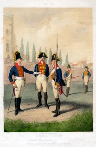 Battaglione della guardia granatieri, 1786-1806 19° secolo