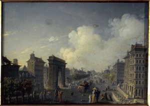 La porte de Saint-Denis e il boulevard da W. Lebelle