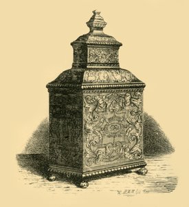 Scatola da tè in argento, 1716, 1881 da W. M. McGill
