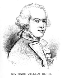William Bligh, ufficiale navale britannico e governatore del Nuovo Galles del Sud, 1886 da W. Macleod
