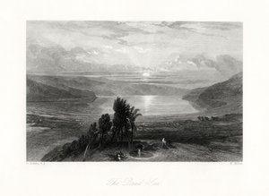 Il Mar Morto, XIX secolo da W. Miller