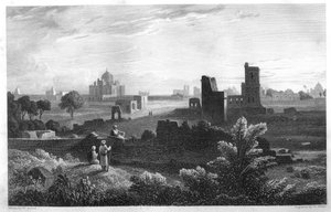 La tomba di Humaioon, Delhi, India da W. Miller
