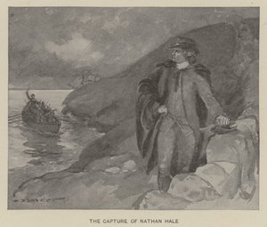 La cattura di Nathan Hale da W. P. Snyder