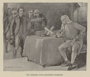 La richiesta al Governatore Dunmore da W. P. Snyder