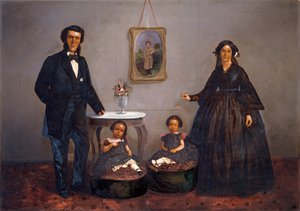 Ritratto di famiglia, ca. 1855 da W. Penny