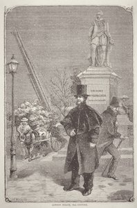 Poliziotto di Londra degli anni 1850 (incisione)