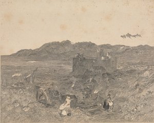 Castello di Harlech, Galles del Nord da W. R. Smith