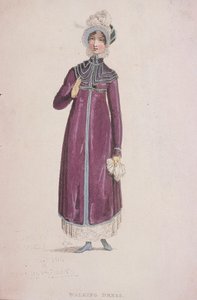 Una donna in abito da passeggio, c1810 da W Read