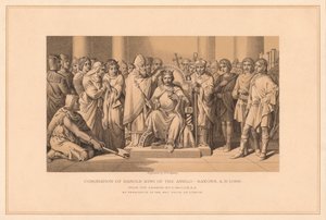 Incoronazione di Harold Re degli Anglo-Sassoni, A.D. 1066 da W Ridgway