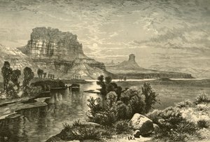 Scogliere del Fiume Verde, 1874 da W. Roberts