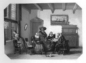Una vecchia famiglia olandese, c1870