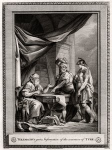 Telemaco ottiene informazioni sul commercio di Tiro, 1775 da W. Walker