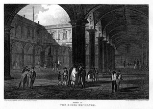 La Borsa Reale, Città di Londra, 1816
