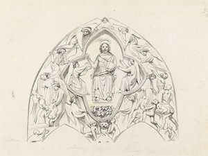 Giudizio Universale, Cattedrale di Lincoln da W. Walton after John Flaxman