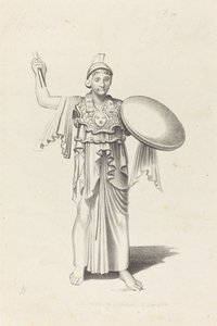 Minerva, da un bronzo di Dedalo da W. Walton after John Flaxman