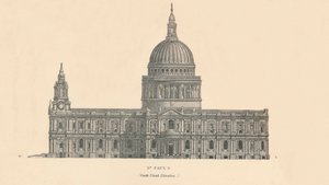 San Paolo - elevazione del fianco sud, 1889 da W and AK Johnston