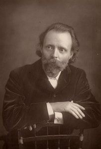 Thomas Henry Hall Caine, romanziere inglese da W. and D. (after) Downey