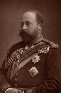 Edoardo VII (1841-1910) re del Regno Unito dal 1901, mentre era ancora Principe di Galles da W. and D. (after) Downey