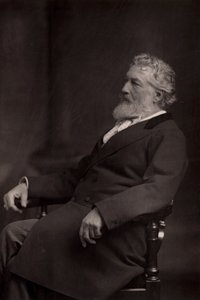 Frederick o Frederic, Lord Leighton (1830-1896) pittore e scultore inglese nato a Scarborough, Yorkshire. Presidente della Royal Academy 1878-1896 (woodburytype) da W. and D. (after) Downey