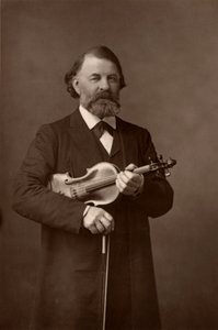 Joseph Joachim (1831-1907) violinista ungherese, compositore e direttore del Conservatorio di Berlino